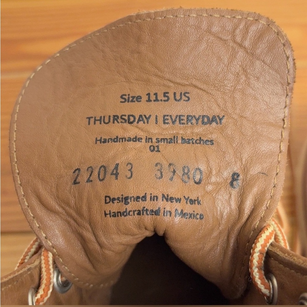 Thursday Boots Diplomat Moc Toe - Harvest 11.5 - Picture 14 of 14